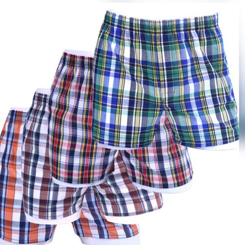 3 Pcs of Checked Men's Boxers