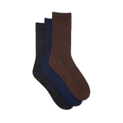 12 Pairs of Plain Colored Socks